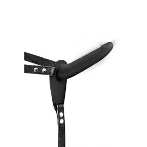 Fetish Tentation | Страпон с вибрацией Fetish Tentation Vibrating Strap-On with Dildo Black. Цена: 2 119 грн