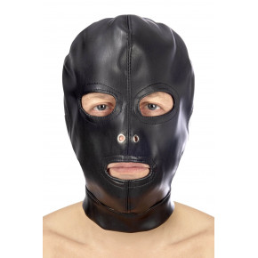 Fetish Tentation | Капюшон для БДСМ с открытыми глазами и ртом Fetish Tentation Open mouth and eyes BDSM hood. Цена: 1 019 грн