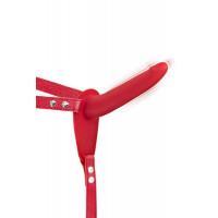 Fetish Tentation | Страпон с вибрацией Fetish Tentation Vibrating Strap-On with Dildo Red. Цена 1 801 грн