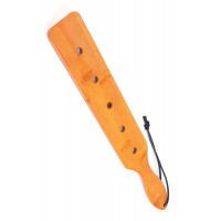 Fetish Tentation | Паддл fetish tentation paddle 5 holes bamboo, упакований в пе пакет. Ціна 519 грн