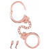 Fetish Tentation | Наручники Fetish Tentation Premium Chick wrist cuffs in rose-gold metal. Цена 1 949 грн. Фото: 1