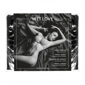 Fetish Tentation | Простыня из винила Fetish Tentation Wet Love Black 220x200 см. Ціна: 1089 грн