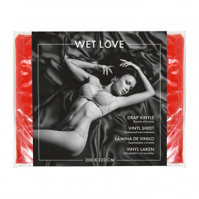 Fetish Tentation | Простыня из винила Fetish Tentation Wet Love Red 220x200 см. Ціна: 1089 грн