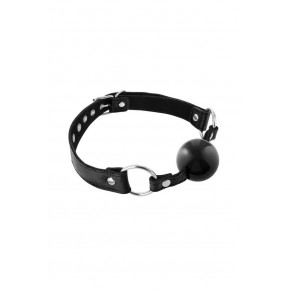 Fetish Tentation | Кляп Fetish Tentation Premium Leather gag with silicone ball Black. Цена: 1 019 грн