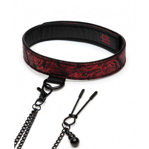 Fifty Shades of Grey | Ошейник с зажимами на соски Sweet Anticipation Fifty Shades of Grey Collar Nipp. Цена 1 299 грн. Фото: 2