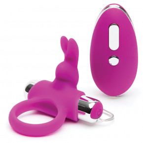 Fifty Shades of Grey | Ерекційне кільце з вібрацією Happy Rabbit Remote Control Cock Ring. Ціна: 2999 грн