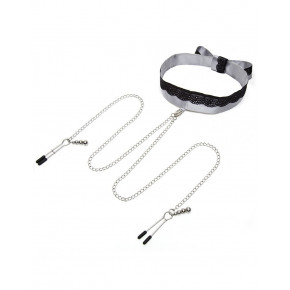 Fifty Shades of Grey | Ошейник с зажимами на соски Fifty Shades of Grey Play Nice. Цена: 878 грн