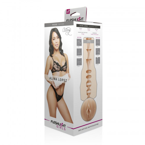 Fleshlight | Мастурбатор Fleshlight Girls: Alina Lopez - Rose, З Зліпка Вагіни, Дуже Ніжний. Ціна 4239 грн. Фото: 4