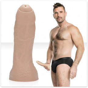 Fleshlight | Фаллоимитатор с мошонкой реалистичный Fleshjack Guys Manuel Ferrara Dildo, бежевый, 19.7 см х 5.3 см. Цена: 3 100 грн