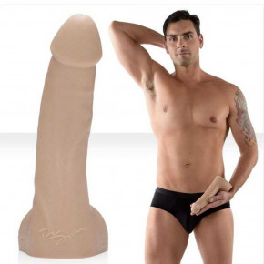 Fleshlight | Фаллоимитатор с мошонкой реалистичный Fleshjack Guys-Ryan Driller Dildo, бежевый. Цена: 3 100 грн