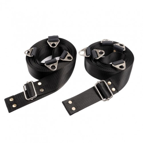 Flirty | Розтяжка на ліжко Flirty, з елементами шкіри під кайдани. Ціна 587 грн Flirty | Розтяжка на ліжко Flirty, з елементами шкіри під кайдани. Ціна 587 грн