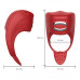 Foxshow  | Эрекционное кольцо с электростимуляцией Foxshow Vibrator Silicone Ring Red USB. Цена 1 795 грн. Фото: 4
