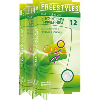 FREESTYLES | Презервативы с точками 0.06 мм 12шт, FREESTYLES со смазкой. Цена 190 грн FREESTYLES | Презервативы с точками 0.06 мм 12шт, FREESTYLES со смазкой. Цена 190 грн