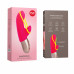 Fun Factory | Мини вибратор-кролик со стимулирующей лентой Fun Factory AMORINO pink/neon yellow, лента съемная. Ціна 2719 грн. Фото: 4