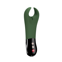 Fun Factory | Вибратор для пениса Fun Factory MANTA moss green/black, подходит для парных игр. Цена 3 101 грн