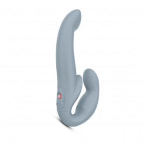 Fun Factory | Безремневой страпон с вибрацией Fun Factory SHARE VIBE PRO cool grey, регулируемый. Ціна: 4648 грн