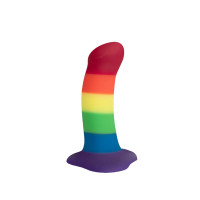 Fun Factory | Фаллоимитатор Fun Factory AMOR, радужный, длина 14,6 см, диаметр 3,7 см, изогнутый. Ціна 1799 грн