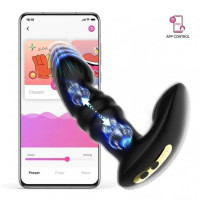 Fun Town | Вибратор с поступательными движениями Fun Town Jive Black, пульт ДУ. Цена 1 649 грн