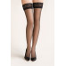 Gabriella | Чулки с силиконом - Calze 8 den - black. Цена 283 грн. Фото: 1