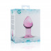 Gildo | Рожева Анальна Пробка З Скла Gildo Pink Glass Buttplug No27. Ціна 1699 грн. Фото: 3