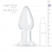 Gildo | Скляна Анальна Пробка Gildo Glass Buttplug No. 24. Ціна 1479 грн. Фото: 2