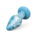 Gildo | Стеклянная анальная пробка Gildo - Ocean Curl Glass Butt plug. Ціна 1104 грн. Фото: 2