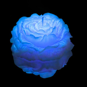 GlowKink | Свеча пион люминесцентный GlowKink низкотемпературная, голубая, L. Ціна: 420 грн