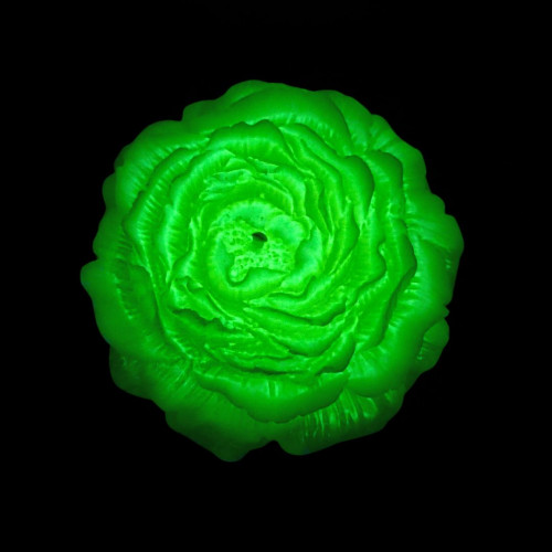 GlowKink | Свеча пион люминесцентная GlowKink низкотемпературная, салатовая, L. Ціна 495 грн. Фото: 2