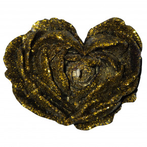 GlowKink | Свеча низкотемпературная в виде розы (шимер+глитер) GlowKink черная, L. Ціна: 550 грн