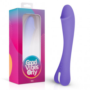 Good Vibes Only | Вибратор для точки G Gili Good Vibes Only, силиконовый, фиолетовый, 22 х 3.8 см. Цена: 2 999 грн