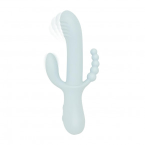 Good Vibes Only | Вибратор-кролик Good Vibes Only - SAGE Triple Stimulation Vibe Soft Silicone - Blue. Ціна: 4419 грн
