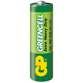 GP Alkaine Cell | Батарейка GP Greencell 15G, R6P, AA, 1.5 V, 1 шт.. Цена: 33 грн