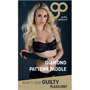 Guilty Pleasure | GP SILICONE DIAMOND PATTERN PADDLE. Цена: 570 грн