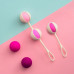Gvibe | Набор вагинальных шариков Gvibe Geisha Balls 3, силиконовые, розовый, 5 штук. Ціна 1490 грн. Фото: 1