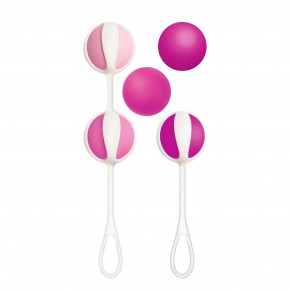 Gvibe | Набор вагинальных шариков Gvibe Geisha Balls 3, силиконовые, розовый, 5 штук. Цена: 1 490 грн