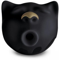 Gvibe | Вакуумный стимулятор клитора в форме кота Gcat Gvibe, силиконовый, черный. Ціна 2247 грн