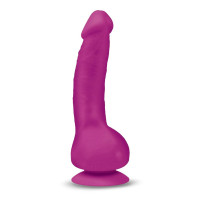 Gvibe | Вибратор реалистичный на присоске Greal Mini Gvibe, фиолетовый, 18 х 3 см. Цена 4 216 грн