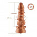 Hismith | Силиконовый дилдо Hismith Spiral Grain Silicone Dildo Monster Series. Цена 3 189 грн. Фото: 1