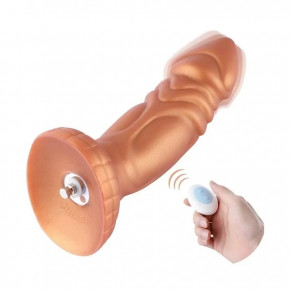 Hismith | Силиконовый дилдо с вибрацией Hismith Slightly Curved Vibrating Silicone Dildo Monster Series. Ціна: 3989 грн