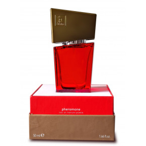 Духи с феромонами женские SHIATSU Pheromone Fragrance women red 50 ml
