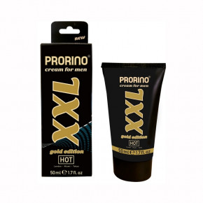 HOT | Крем эрекционный увеличивающий объем PRORINO XXL Cream for men - gold edition 50 ml. Ціна: 790 грн