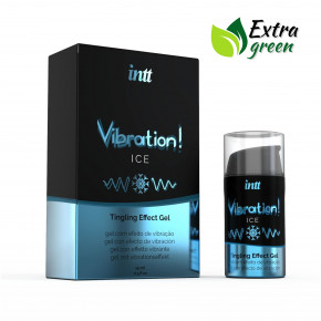 Intt | Рідкий Вібратор Intt Vibration Ice (15 Мл Extra Green, Дуже Незвичайний, Діє До 30 Хвилин. Ціна: 719 грн