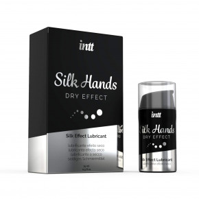 Густой лубрикант на силиконовой основе Silk Hands с матовым эффектом