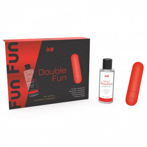 Набор вибропуля и лубриант INTT DOUBLE FUN