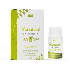 Intt | Жидкий вибратор Intt Vibration Caipirinha  (15 мл), густой гель, очень вкусный, действует до 30 мин. Ціна: 543 грн