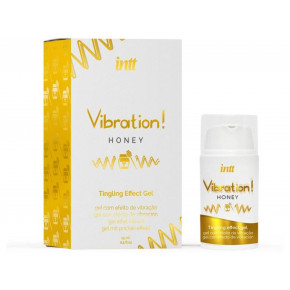 Intt | Жидкий вибратор Intt Vibration Honey (15 мл), густой гель, очень вкусный, действует до 30 мин. Ціна: 543 грн