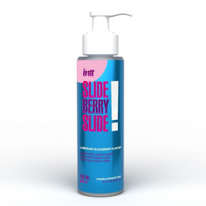 Intt | Лубрикант Intt Slide Berry Slide! (100 мл) на водной основе, со вкусом ежевики. Ціна: 519 грн