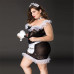 JSY | Эротический костюм горничной JSY P71107 Plus Size. Ціна 1121 грн. Фото: 4