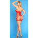 JSY | Короткое платье-сетка JSY One Size Red. Ціна 309 грн. Фото: 1