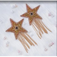 JSY | Пестис-звезды с бахромой JSY Nipple Sticker RT236112 Gold, стикеры. Цена 390 грн